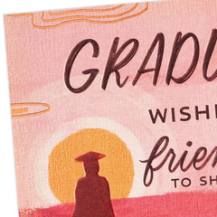 Wishing You Courage and Happiness Graduation Card