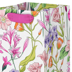 13" Spring Flowers Wine Gift Bag