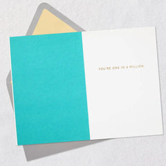 You're One in a Million Thank You Card
