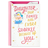 You Shine Even Brighter Pop-Up Birthday Card for Daughter