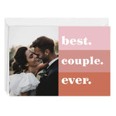 Pink-Hued Stripes Custom Card