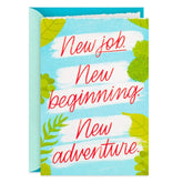 New Adventure, New Beginning New Job Card