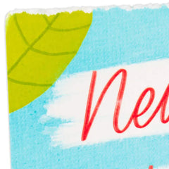 New Adventure, New Beginning New Job Card
