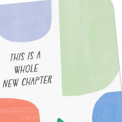 A Whole New Chapter Good Luck Card