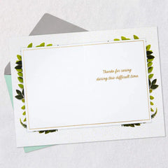 Your Caring Means a Lot Sympathy Thank-You Card