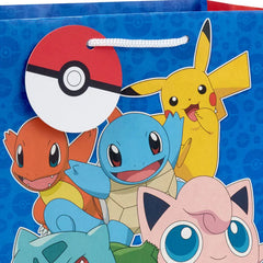 9.6" Pokémon on Blue Medium Gift Bag