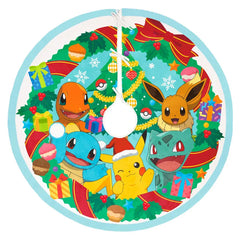 Pokémon Holiday Fabric Tree Skirt, 48"