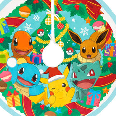 Pokémon Holiday Fabric Tree Skirt, 48"