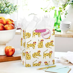 9.6" Cool Cats Celebrate Medium Gift Bag