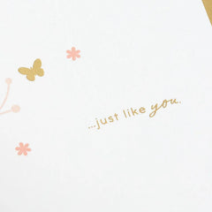 Lovely Just Like You Hummingbird Pop-Up Birthday Card