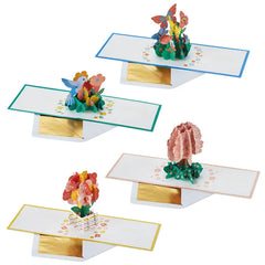 Bright and Cheery Nature Pop-Up Assorted Thinking of You Cards, Pack of 4