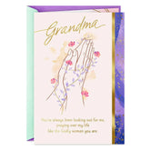 You're a Powerful Example of Faith Birthday Card for Grandma