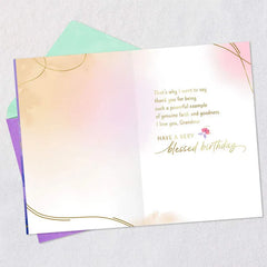 You're a Powerful Example of Faith Birthday Card for Grandma