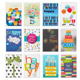 Premium Assorted Birthday Cards, Box of 12