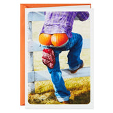 Pumpkin Butt Funny Halloween Card