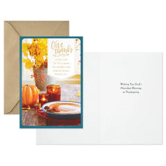 Give Thanks to the Lord Religious Thanksgiving Cards, Pack of 10