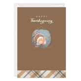 Rustic Painted Pumpkin Custom Thanksgiving Card