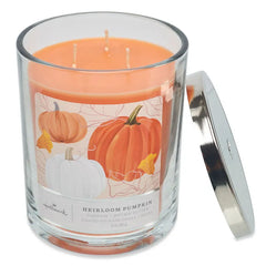 Heirloom Pumpkin Scented 3-Wick Candle, 16 oz.