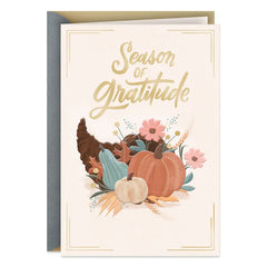 Hope Your Heart Is Full Thanksgiving Card