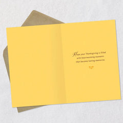 Heartwarming Moments and Memories Thanksgiving Card
