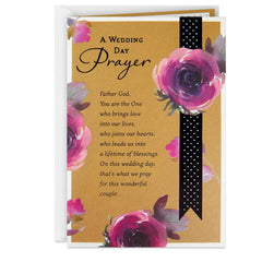 A Wedding Day Prayer Religious Wedding Card
