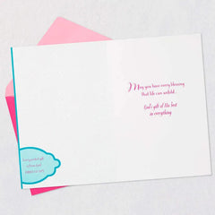 All the Joy Your Heart Can Hold Religious Birthday Card for Aunt