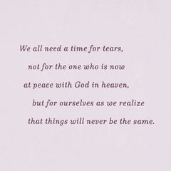 God's Everlasting Love Religious Sympathy Card