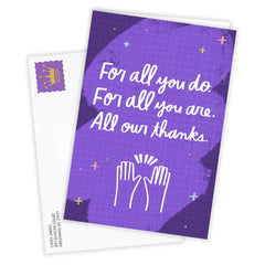 For All You Do Custom Thank-You Card