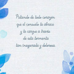 Praying for You Spanish-Language Sympathy Card