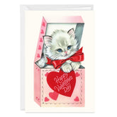 Purr-fect Cutie Custom Valentine's Day Card
