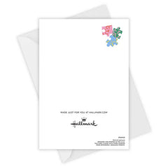 Puzzles and Books Custom Birthday Card