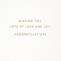 Lots of Love and Joy Quilled Paper Handmade Wedding Card