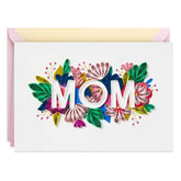 Celebrating You Quilled Paper Handmade Mother's Day Card for Mom