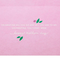Celebrating You Quilled Paper Handmade Mother's Day Card for Mom