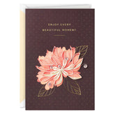 Enjoy Every Moment Quilled Paper Handmade Congratulations Card