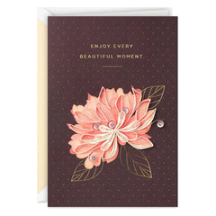Enjoy Every Moment Quilled Paper Handmade Congratulations Card