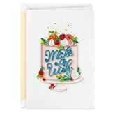 Make a Wish Quilled Paper Handmade Birthday Card