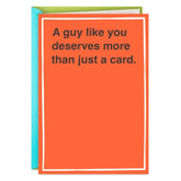Raccoon, Sasquatch and Motorcycle Funny Birthday Card for Him