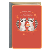 A Slice of Happy and Blessed Thanksgiving Card for Couple