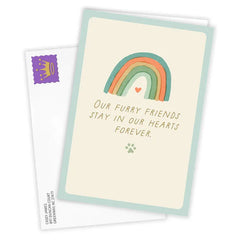 Always In Our Hearts Custom Pet Sympathy Card