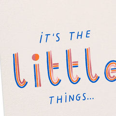 The Little Things Are the Big Things Thank-You Card