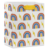 6.5" Rainbows and Lightning Bolts Small Gift Bag