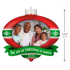 The Joy of Christmas 2026 Photo Frame Ornament