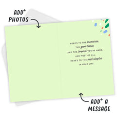 Splatter Art Custom Retirement Card