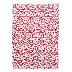 Illustrated Hearts Throw Blanket, 50x70