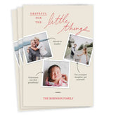 Grateful Little Moments Flat Photo Card