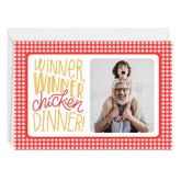 Winner Winner Chicken Dinner Custom Card