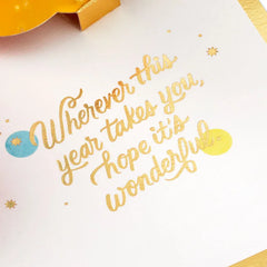 Celebrating You Red Truck and Banner 3D Pop-Up Birthday Card