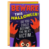 Monster Hug Attack Halloween Card