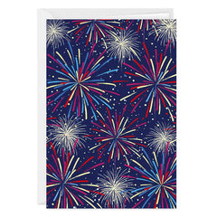 Fireworks Custom Celebration Card